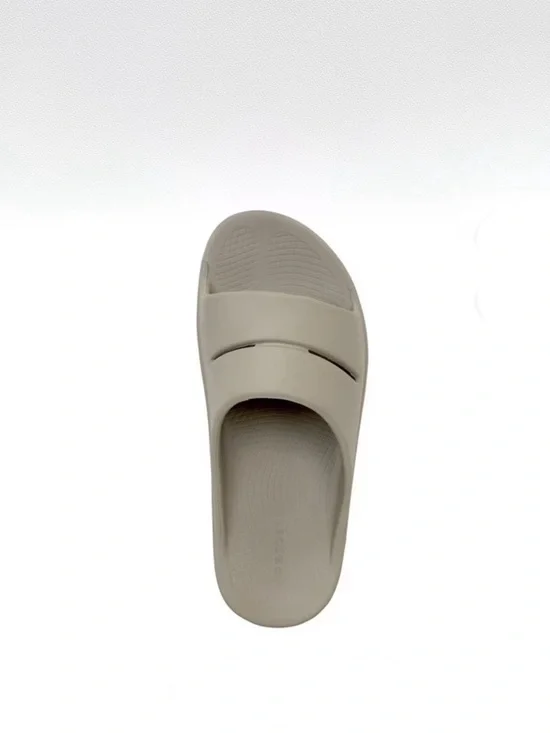 OOFOS Women's Recovery Slide Sandals in Taupe - Picture 5 of 10